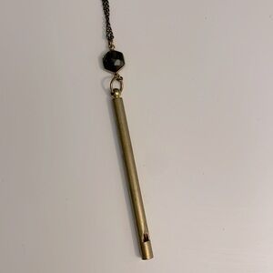 Larissa Loden Gemstone Whistle Drop Necklace
